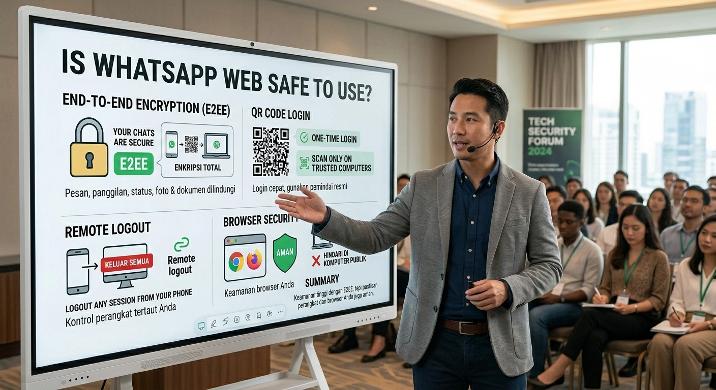 Apakah WhatsApp Web Aman Digunakan? Ini Penjelasannya