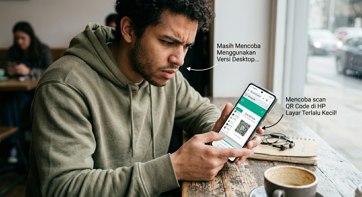 WhatsApp Web di HP Apakah Bisa Digunakan dan Bagaimana Caranya?