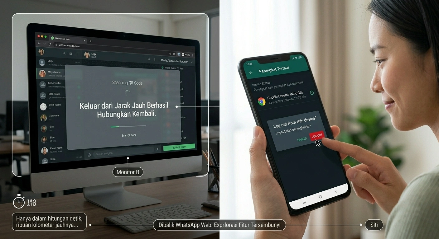 Cara Logout WhatsApp Web dari Jarak Jauh dengan Aman